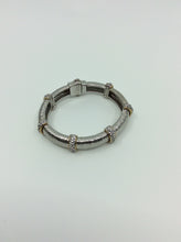 Load image into Gallery viewer, Silver Magnetic Studded Bracelet

